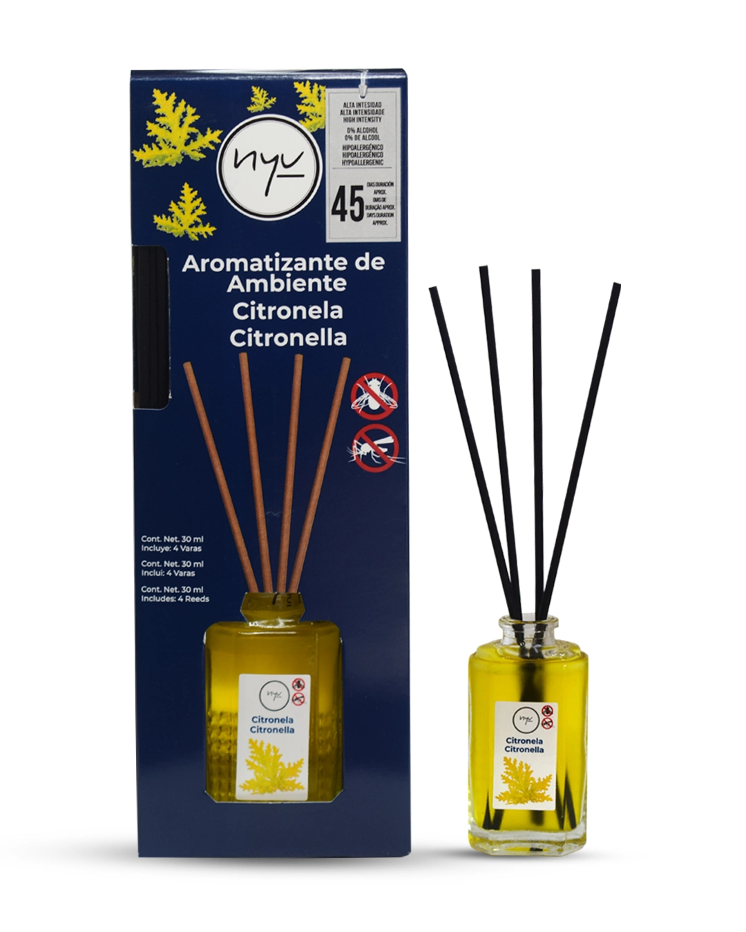 Difusor Mikado Nyu 30ml Citronela