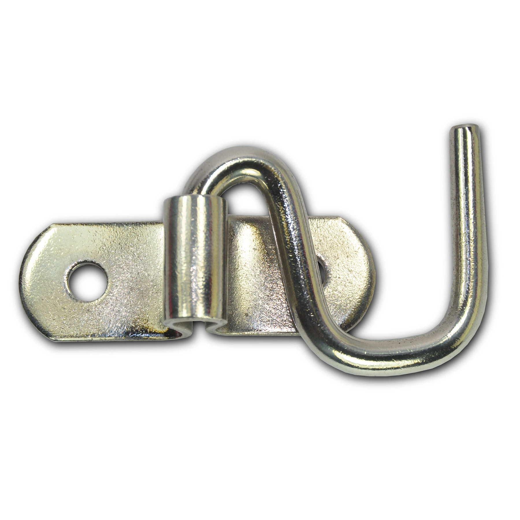 Gancho de Rede em Aço Inox até 225kg de Parafusar Prata 1 peça Santa Thereza