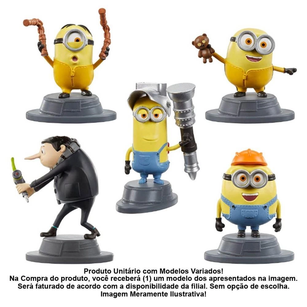 Boneco Miniatura Minions