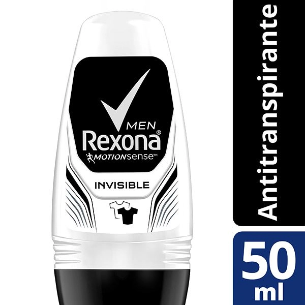 Antitranspirante Roll On Invisible Rexona Men 50ml