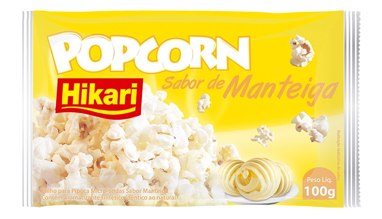 Pipoca P/micro Hikari Manteiga 100g
