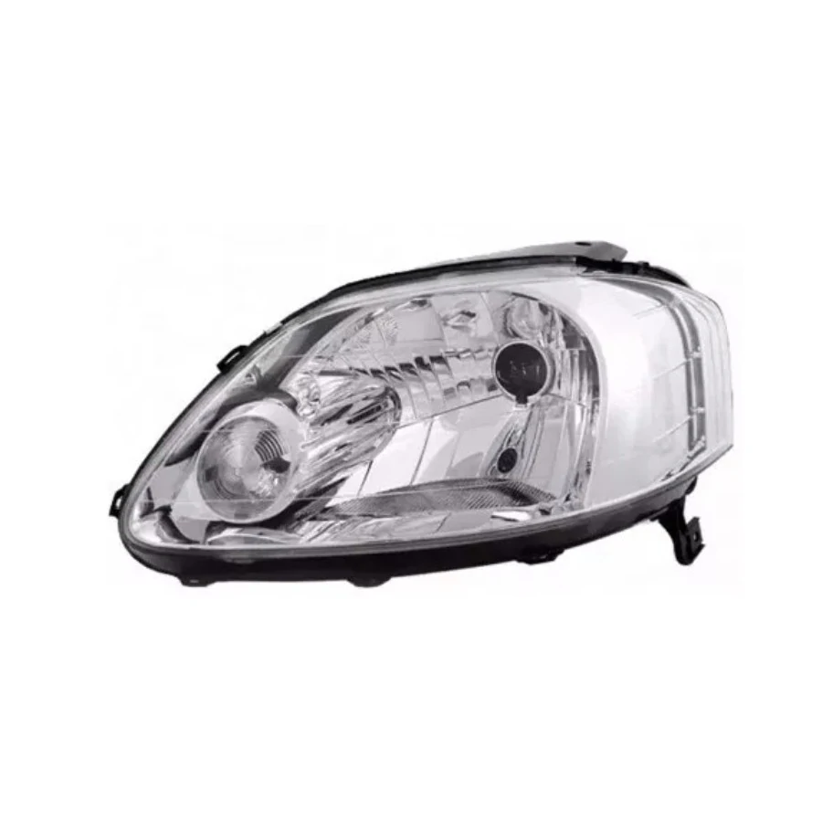Farol Principal Lado Esquerdo Máscara Cromada Monorefletor H4 - RUFATO 17301