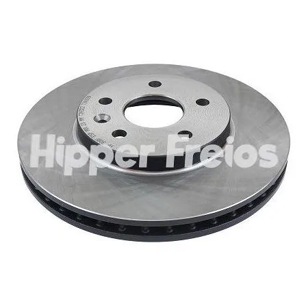 Par Disco de Freio Dianteiro CHEVROLET - GM TRACKER Ventilado - HIPPER FREIOS HF308F