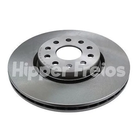 Par Disco de Freio Dianteiro Ventilado - HIPPER FREIOS HF88A