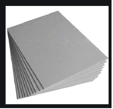 Papel Cartao Cinza N 28 190mm 80x100cm Horlle