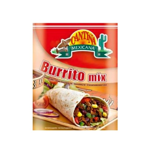 Mix De Tempero Para Burritos Cantiña Mexicana Pacote 35g