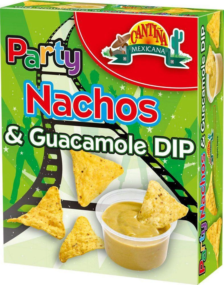 Chips Nacho Com Molho De Guacamole Cantiña Mexicana Party Caixa 150g