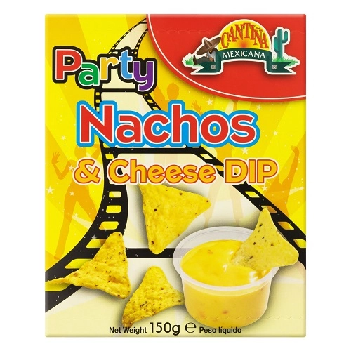 Chips Nacho Com Molho De Queijo Cantiña Mexicana Party Caixa 150g