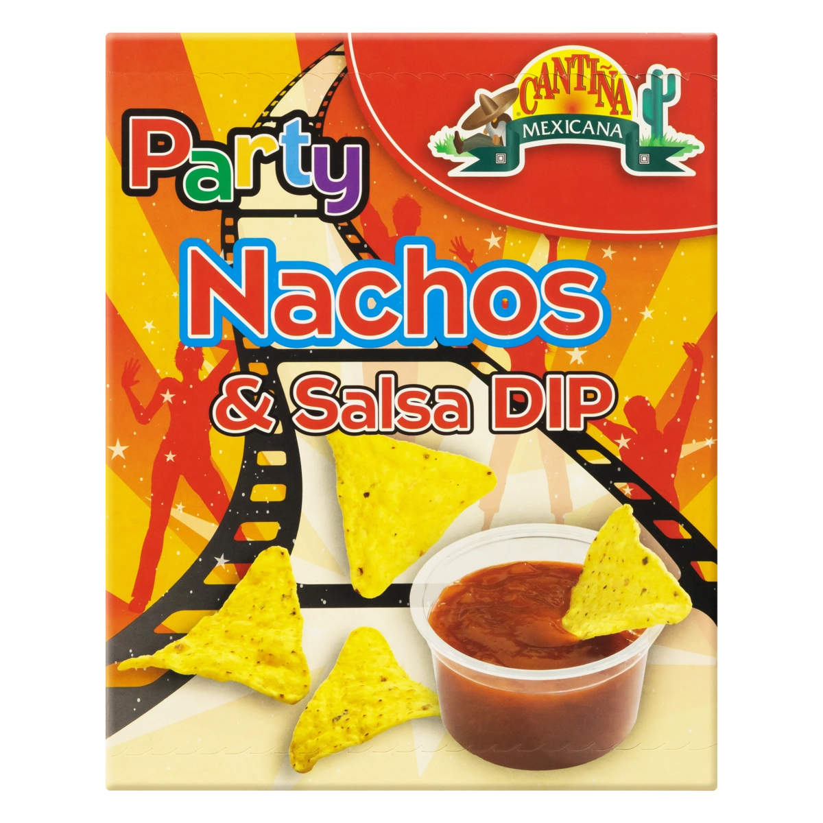 Chips Nacho Com Molho De Salsa Cantiña Mexicana Party Caixa 150g
