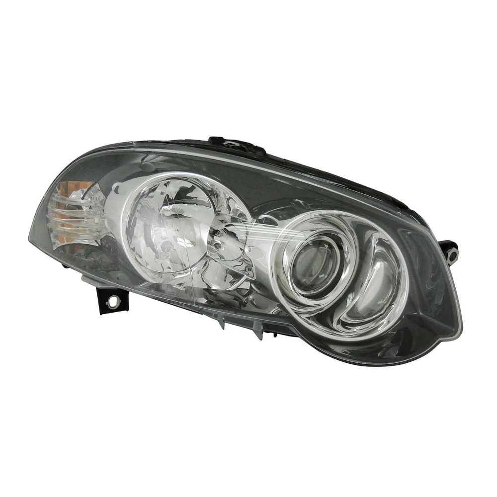 Farol Principal Lado Direito Máscara Negra Aro Cromado - VIA EXPRESSA FIAT0095