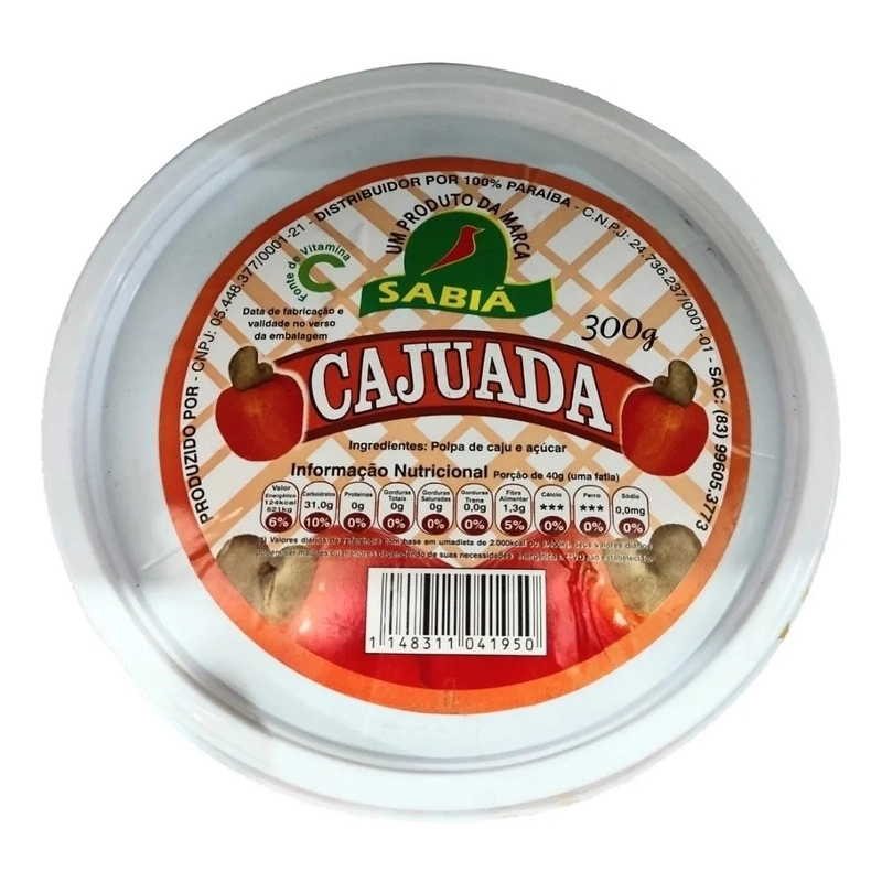 Cajuada Sabia 600g