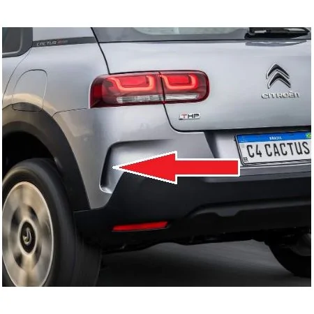 Moldura Para-Choque Traseiro CITROEN C4 Lado Esquerdo - RUFATO 32543
