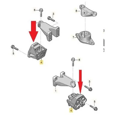 Coxim Motor Dianteiro - SUPORTE REI R1293