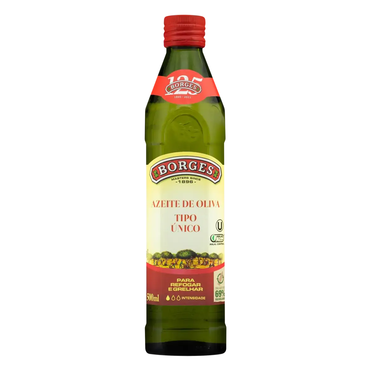 Azeite De Oliva Tipo único Espanhol Borges Vidro 500ml
