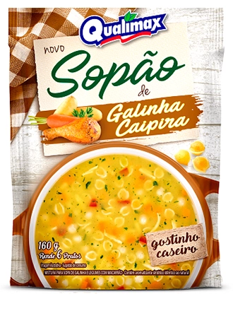 Sopao Galinha Caipira Com Legumes Qualimax