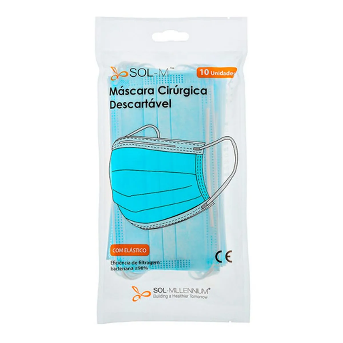 Masc Cirurgica Desc Retail Sol Millenium C/10