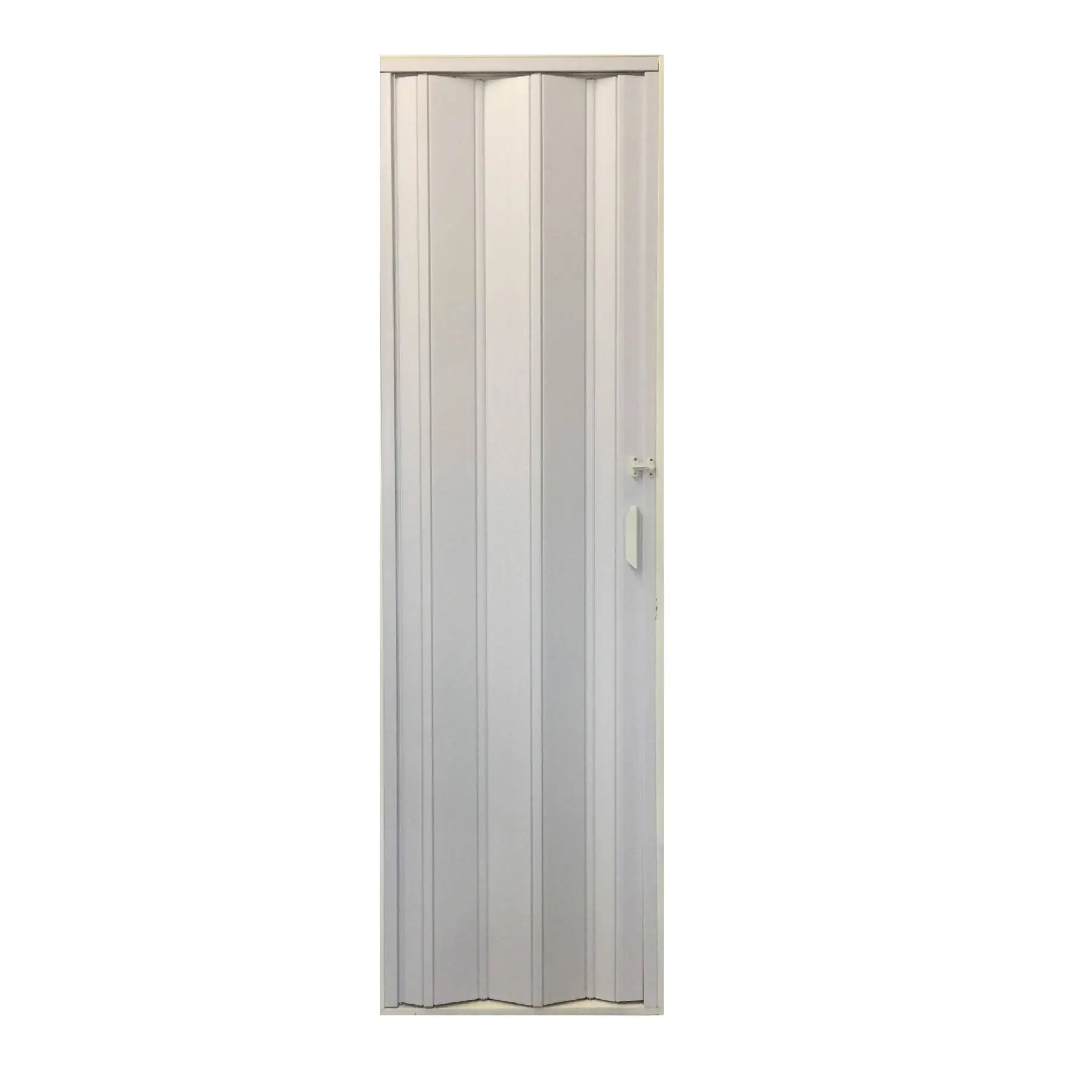 Porta Sanfonada Lisa PVC Branco 2,10x0,96m Perfilplast
