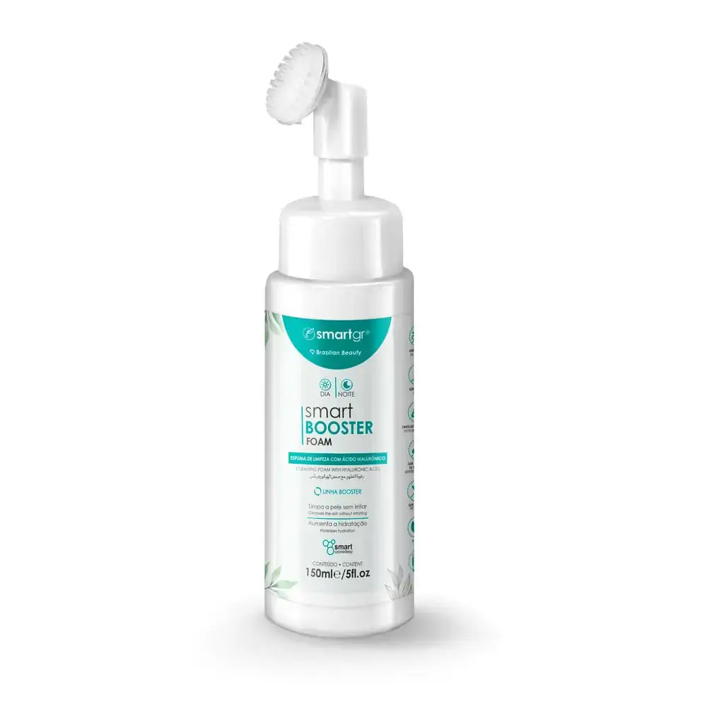 Smart Booster Foam - Espuma de Limpeza Com Ácido Hialurônico - 150 ml - Smart GR