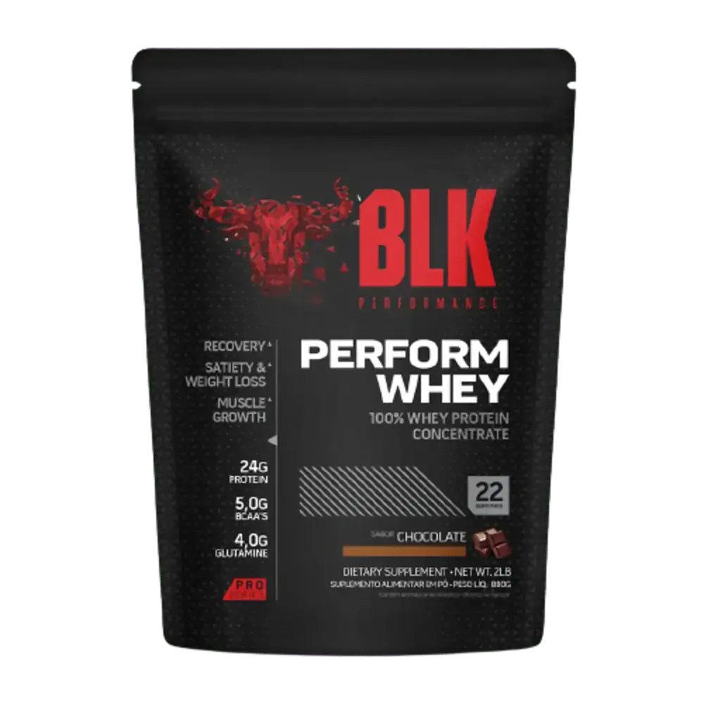 Proteina Perform Whey Chocolate 880g BLK PERFORMANCE - Proteina Perform Whey Chocolate 880g BLK PERF