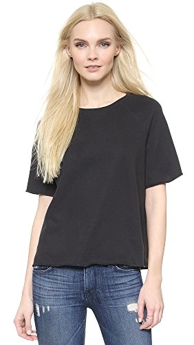 Zoe Karssen Women S Loose Fit Raglan Sweater, Pirate Black, Medium