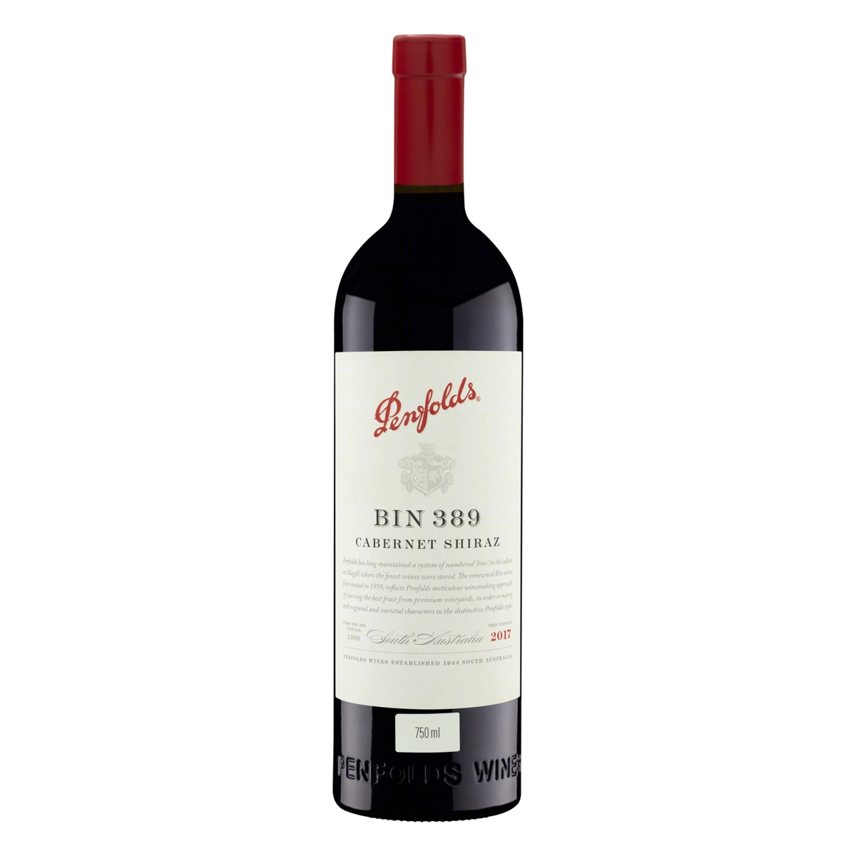 Vinho Australiano Tinto Seco Bin 389 Penfolds Cabernet Syrah Garrafa 750ml