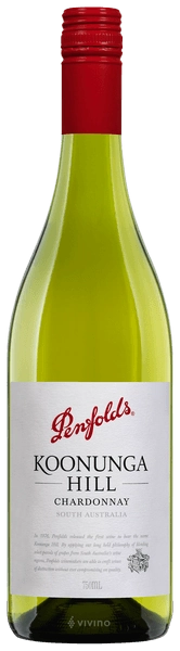 Vinho Australiano Branco Seco Penfolds Koonunga Hill Chardonnay Garrafa 750ml