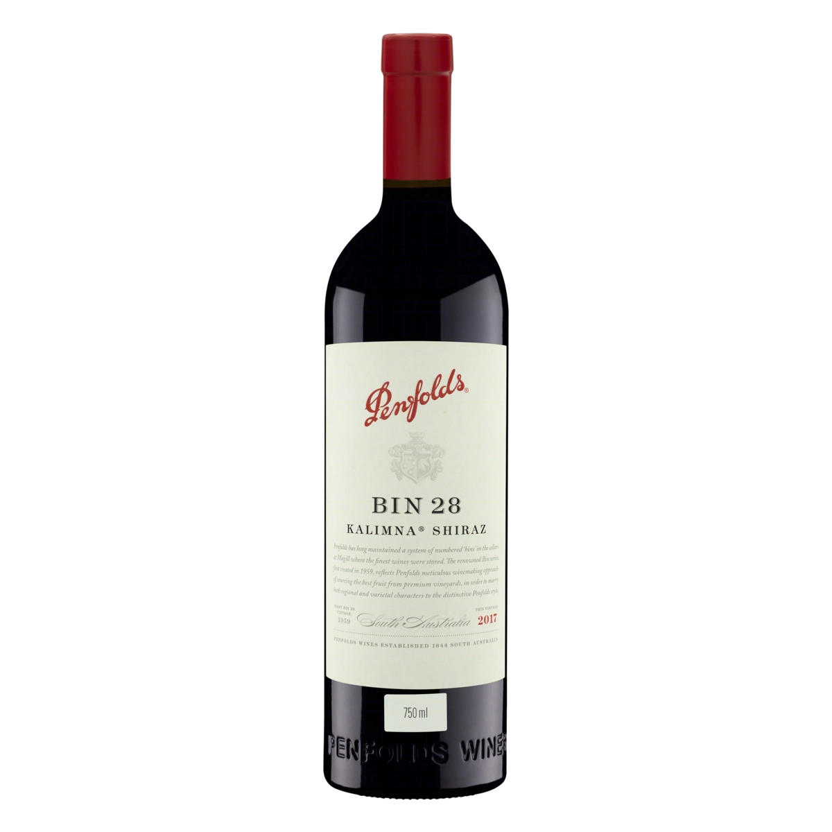 Vinho Australiano Tinto Seco Bin 28 Penfolds Kalimna Syrah Garrafa 750ml
