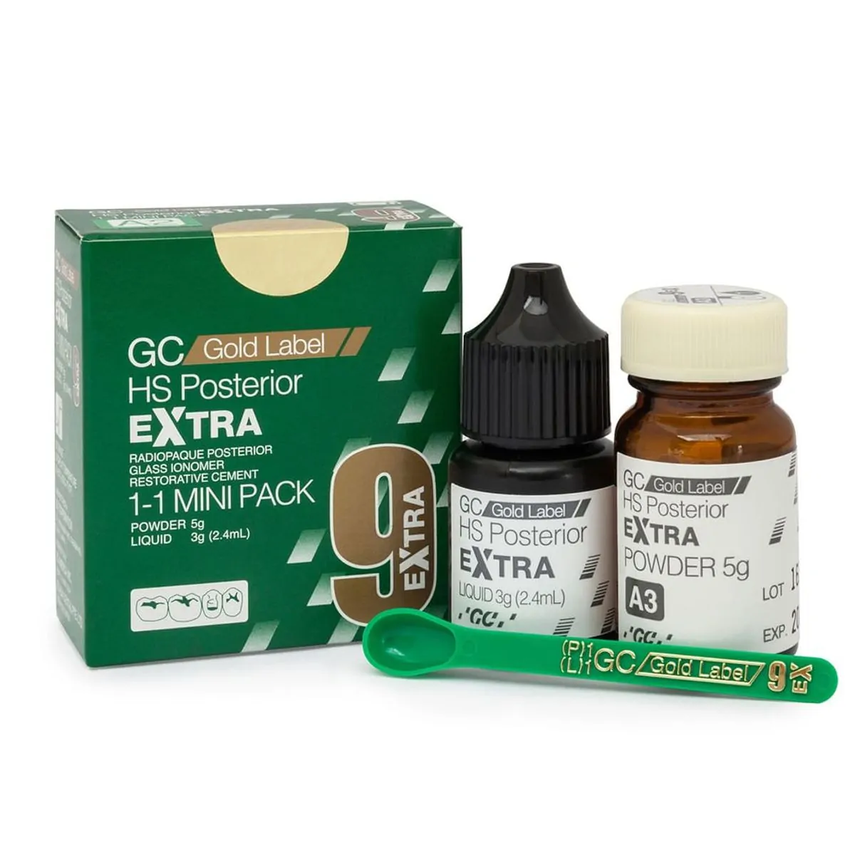 Ionômero de Vidro Restaurador Gold Label 9 Mini Kit - GC - Ionômero de Vidro Restaurador Gold Label