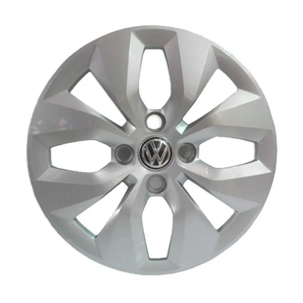 Calota Aro 14 Prata Fixação por Parafuso - VOLKSWAGEN 5U0601147R8Z8