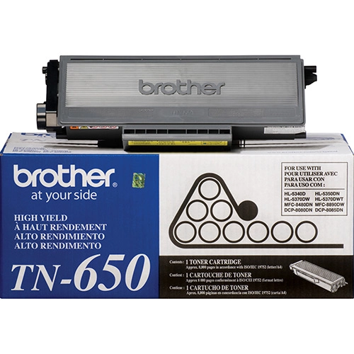 Cartucho De Toner Mono Para Impressão A Laser Tn650 Brother