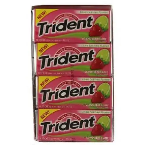 Trident Value Pack Island Berry Lime 18 Pcs Each 12 In A Pack