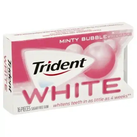Trident White Minty Bubble C/16un