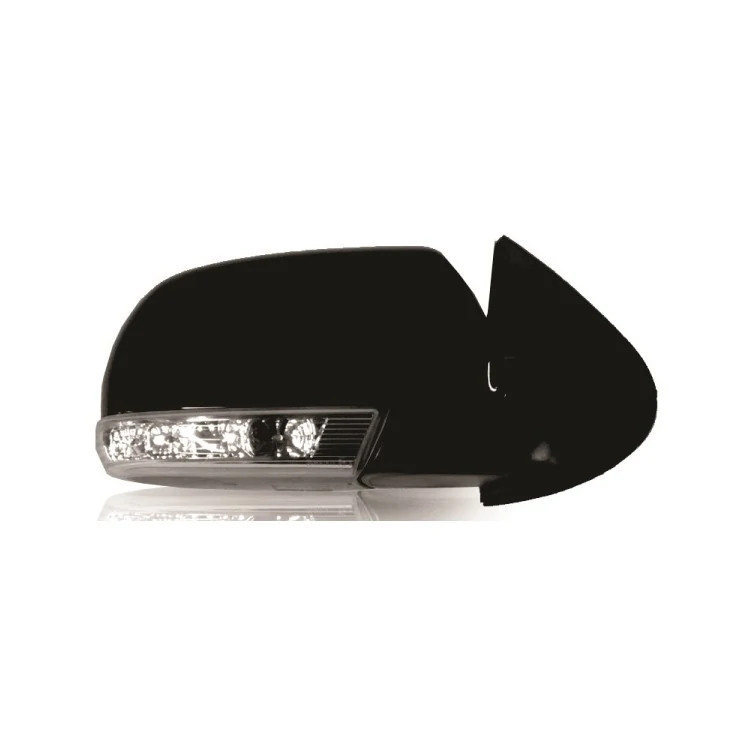 Espelho Retrovisor Externo HYUNDAI SANTA FE Lado Direito Elétrico Preto com Pisca - RUFATO 23512