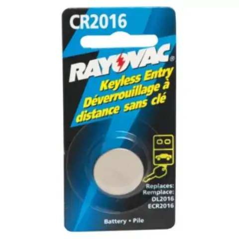 Energizer Keyless Entry, Lithium, Cr2016, 1 Battery Ray O Vac