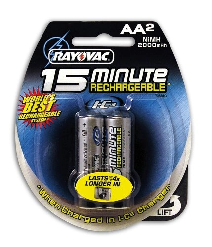 Pilha Rayovac 15 Minut Aa2