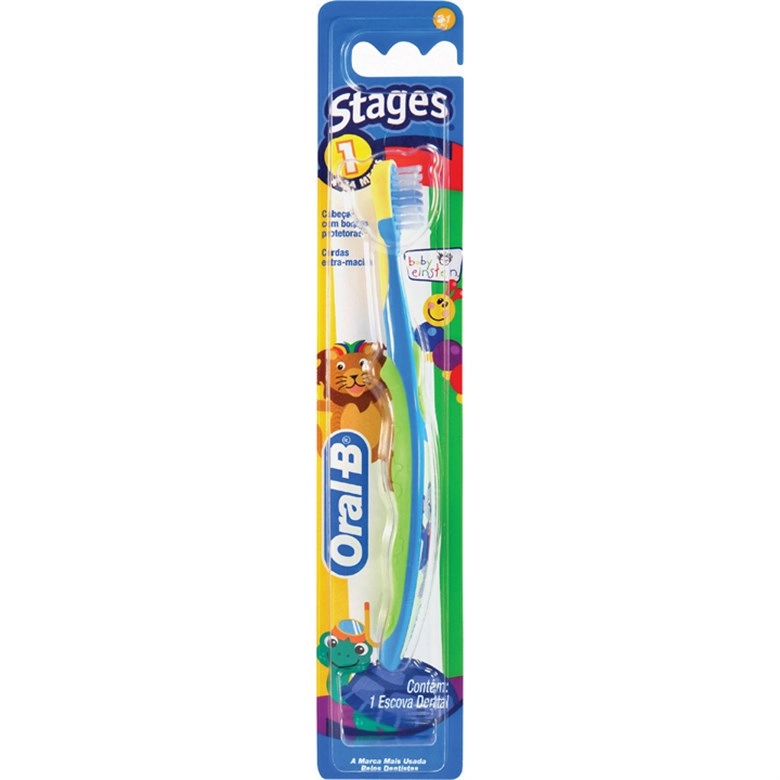 Escova Dental Infantil Extramacia Pooh Oral B Pro Saúde Stages