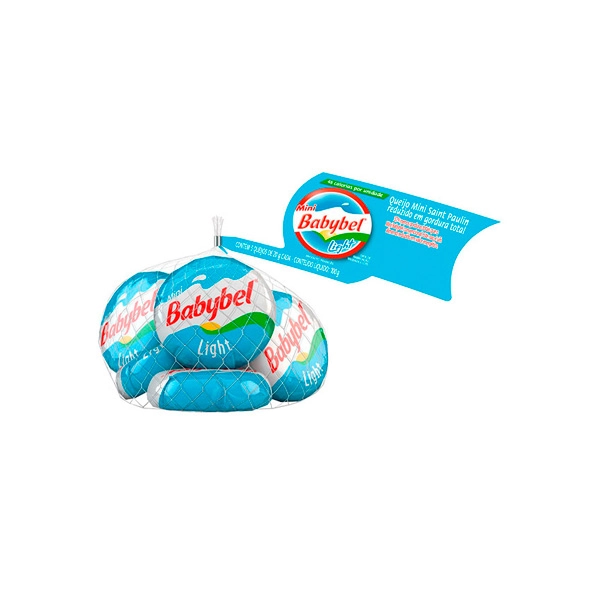 Queijo Mini Saint Paulin Light Babybel 100g 5 Unidades