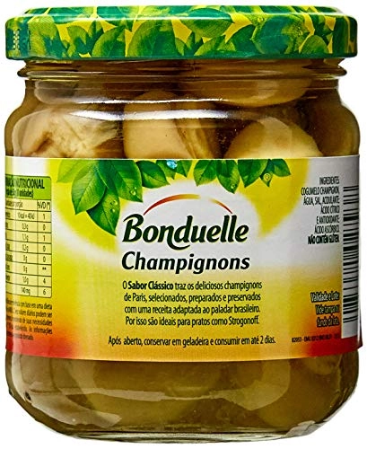 Cogumelo Champignon Inteiro Em Conserva Clássico Bonduelle Vidro 115g