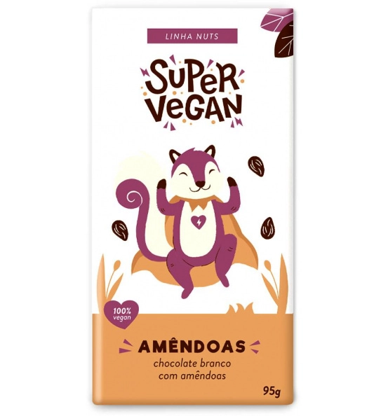 Chocolate Super Vegan 95g Bco C/amendoas