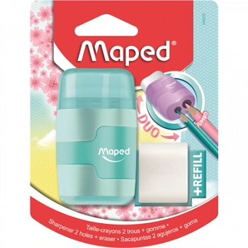 Apontador Connect Pastel C Dep 2f Borr