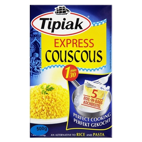 Semolina De Trigo Duro Tipiak Express Couscous Caixa 500g