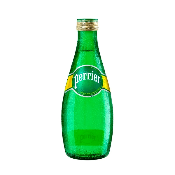 água Mineral Natural Com Gás Perrier Garrafa 330ml