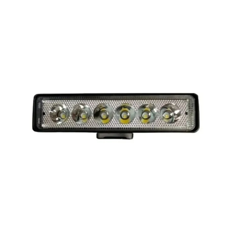 Farol Auxiliar Super Led Barra Preto 6 Leds 18W Bivolt - SUNS ACESSORIOS RS918