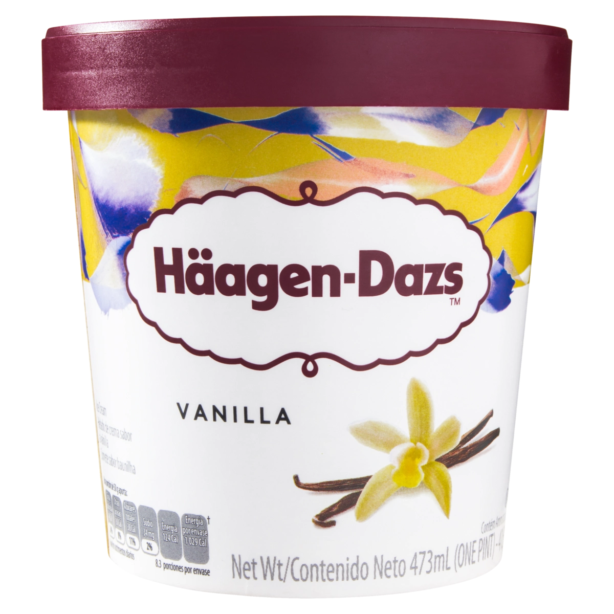 Sorvete Baunilha Häagen Dazs Pote 473ml