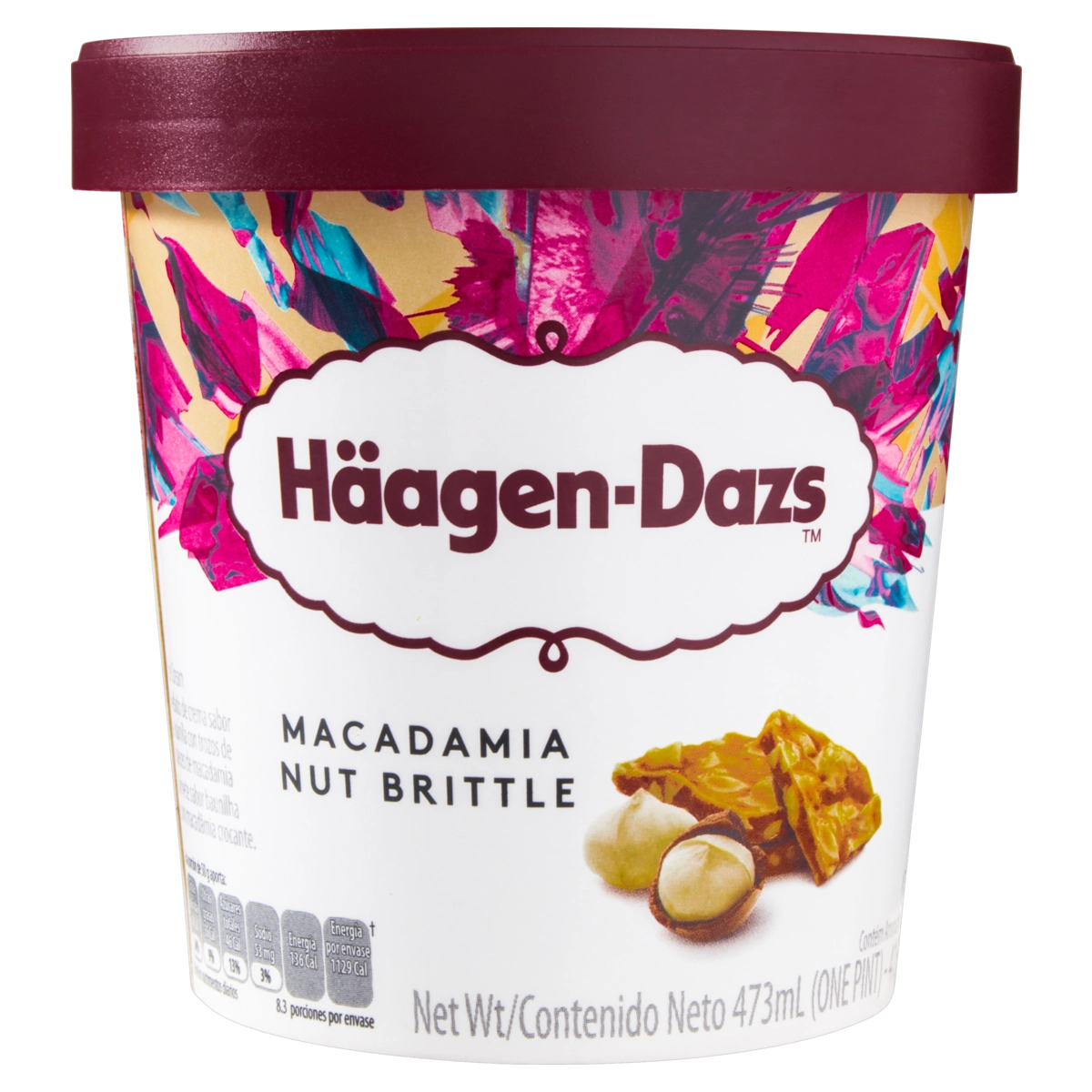 Sorvete Macadâmia Nut Brittle Häagen Dazs Pote 473ml