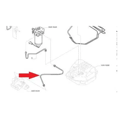 Mangueira da Bomba de Combustível - FIAT 1345988080