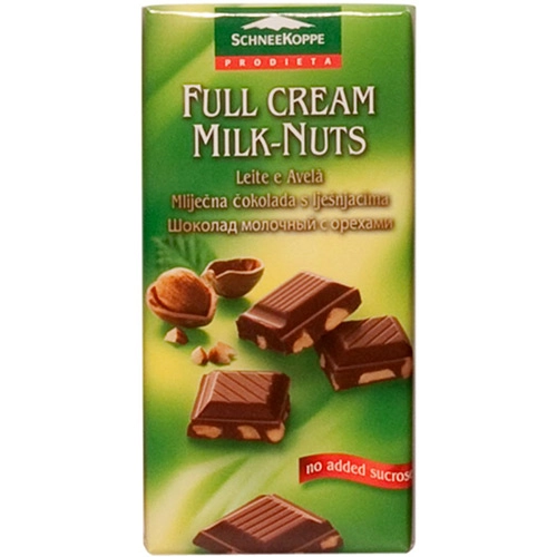 Chocolate Com Pedaços De Avelã Schneekoppe Alemanha
