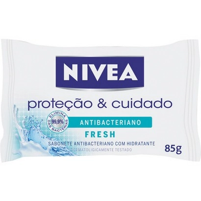Sabonete Barra Antibacteriano Nivea Fresh Flow Pack 85g