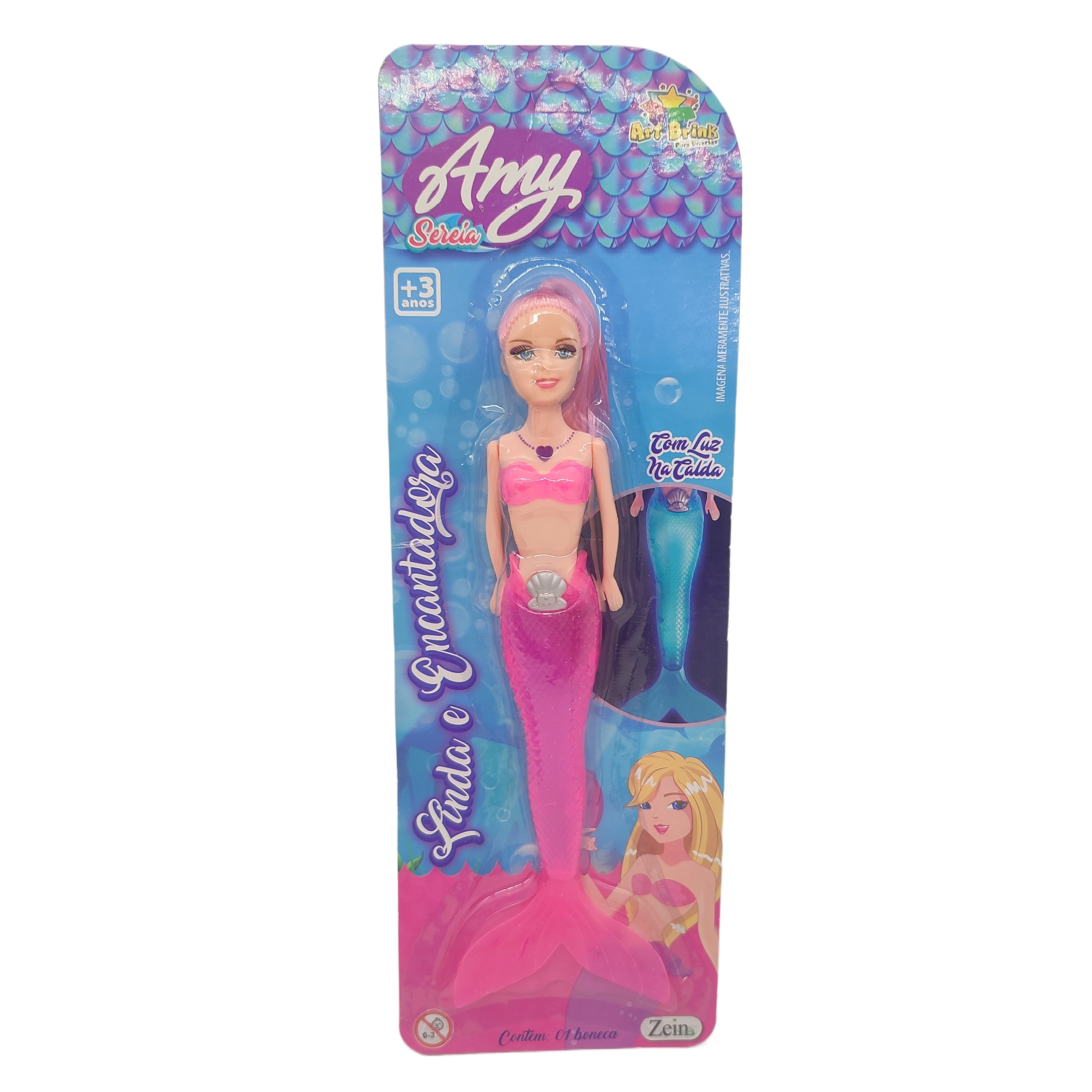 Brinq Boneca The Beautif Mermaid Sereia