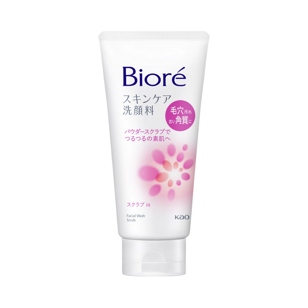 Biore Facial Washing Foam Scrub In 130g